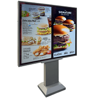 Armario Doble de Menu Digital Drive Thru de Armagard