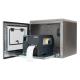 Armario impresora Zebra abierto con impresora térmica Printronix T4000